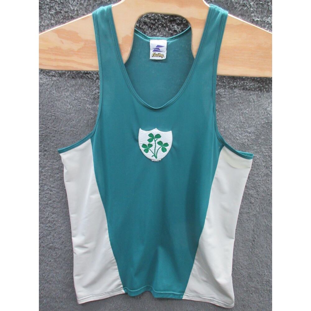 Vintage Lightweight EASTBAY XL Nylon Tank Top REPUBLIC OF IRELAND Patch